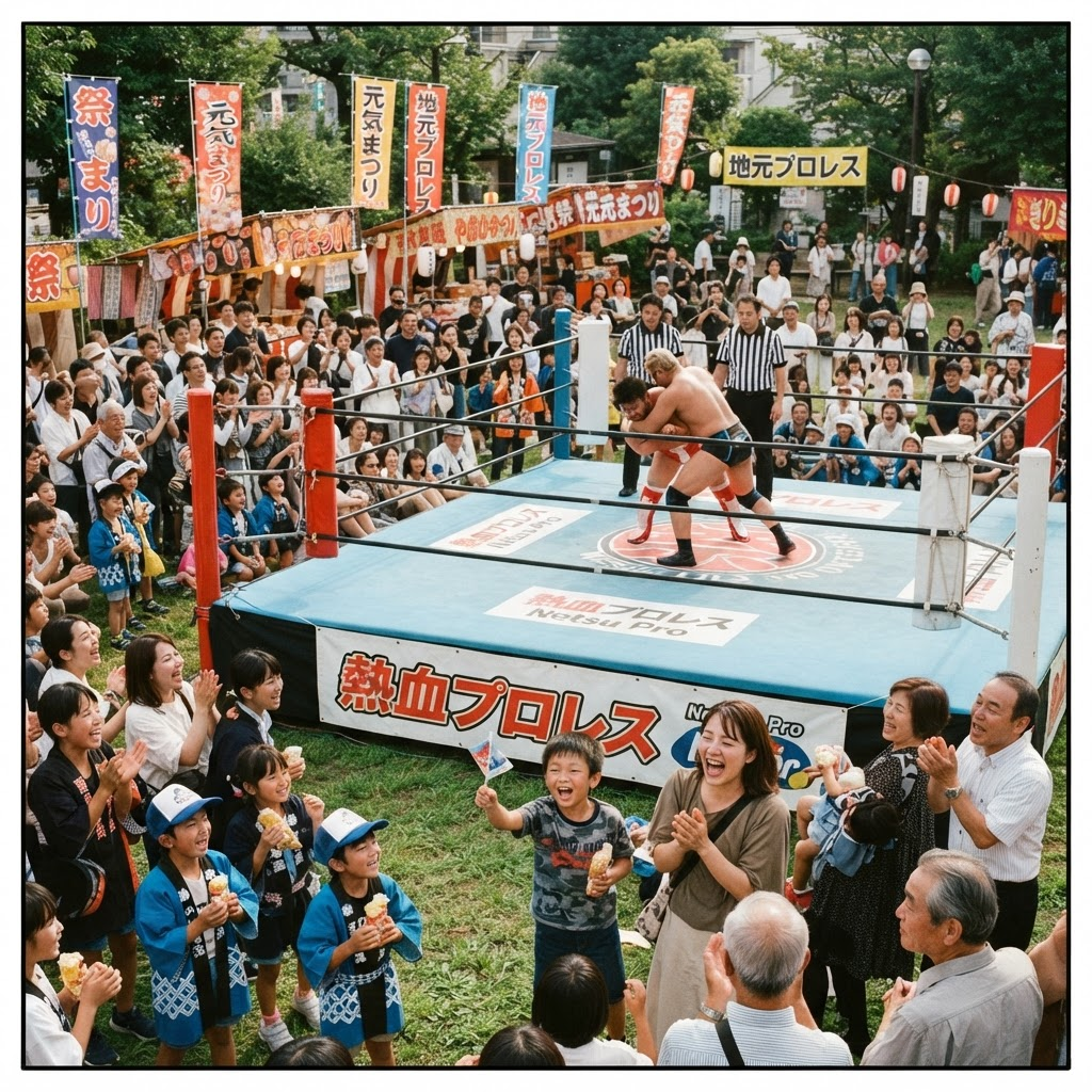 お化け屋敷・プロレス