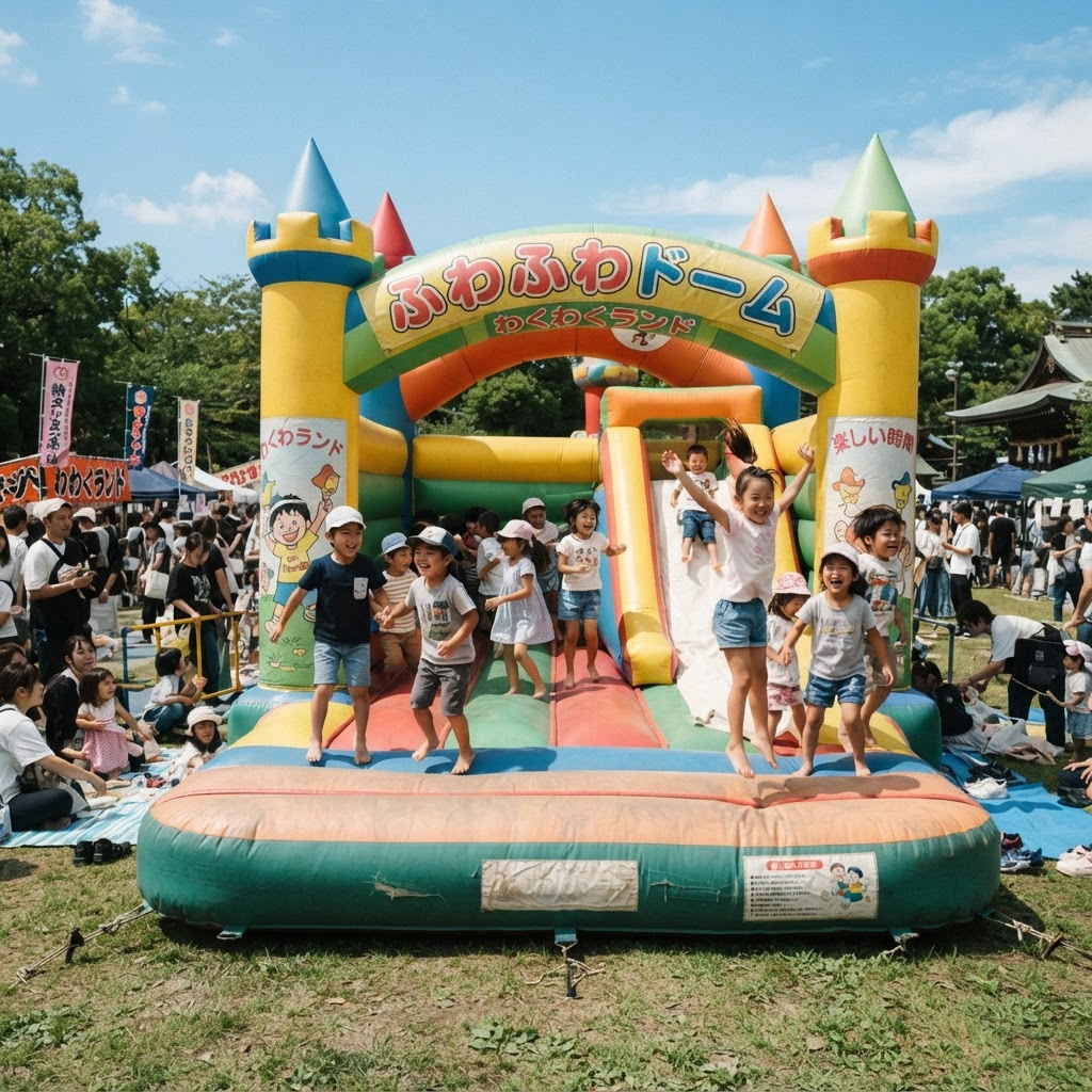 ふわふわ遊具・ミニ四駆